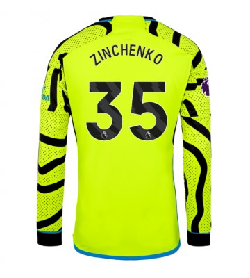 Lacne Muži Futbalové dres Arsenal Oleksandr Zinchenko #35 2023-24 Dlhy Rukáv - Preč